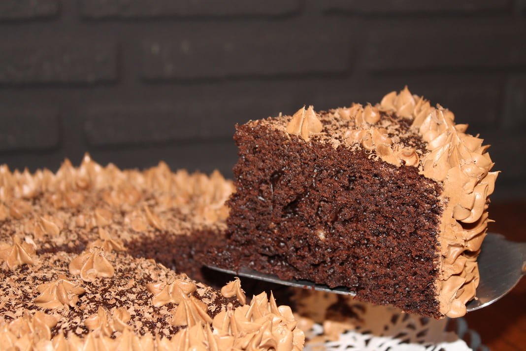 Tarta de chocolate casera